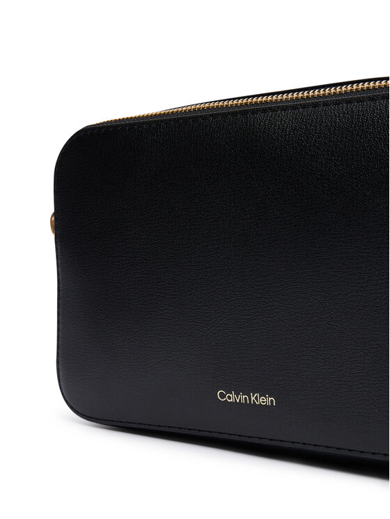Calvin Klein Geantă Calvin Klein Foil Logo Elongated Camera Bag LV04F3276G Negru