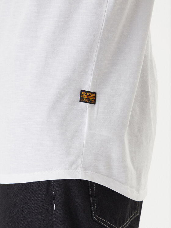 G-Star Raw G-Star Raw Camiseta Lash Back D26043-C372 Blanco Relaxed Fit