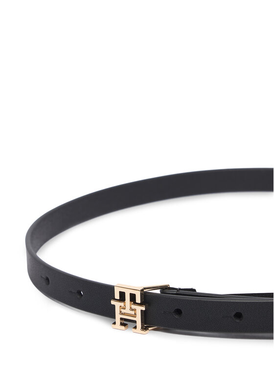 Tommy Hilfiger Колан Tommy Hilfiger Th Logo 1.5 AW0AW18275 Черен