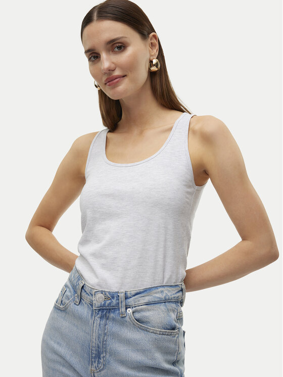 Vero Moda Vero Moda Топ Lulu 10323756 Сірий Regular Fit