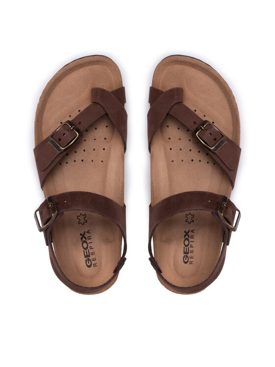 Geox Sandály Geox D Brionia F D15LSF 00032 C6010 Hnědá
