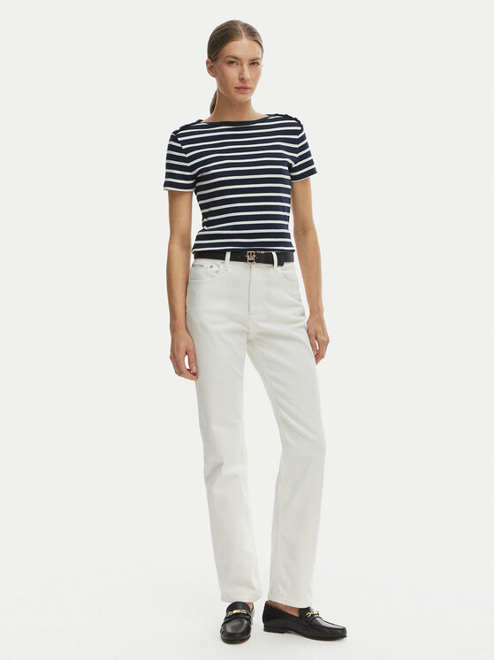 Tommy Hilfiger Tommy Hilfiger Camiseta WW0WW49250 Azul marino Slim Fit