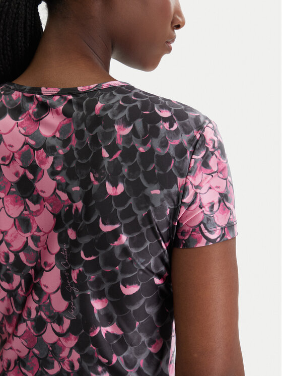 Versace Jeans Couture Versace Jeans Couture Camiseta 80HAH602 JS552 Rosa Slim Fit