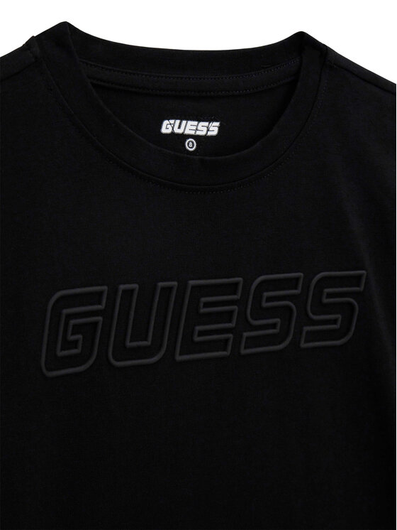 Guess Guess Футболка L5RI37 J1311 Чорний Regular Fit