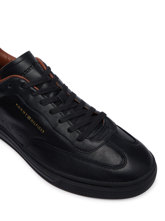 Tommy Hilfiger Αθλητικά Tommy Hilfiger Th Lo Lux Lth Sneaker FM0FM05996 Μαύρο
