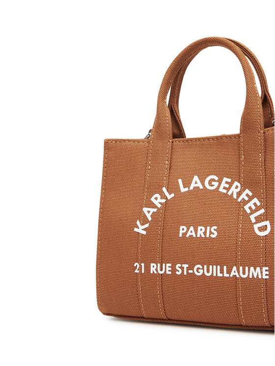 KARL LAGERFELD Kabelka KARL LAGERFELD A3W50118 Hnědá