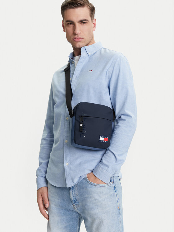 Tommy Jeans Мъжка чантичка Tommy Jeans Tjm Daily + Reporter AM0AM13270 Тъмносин
