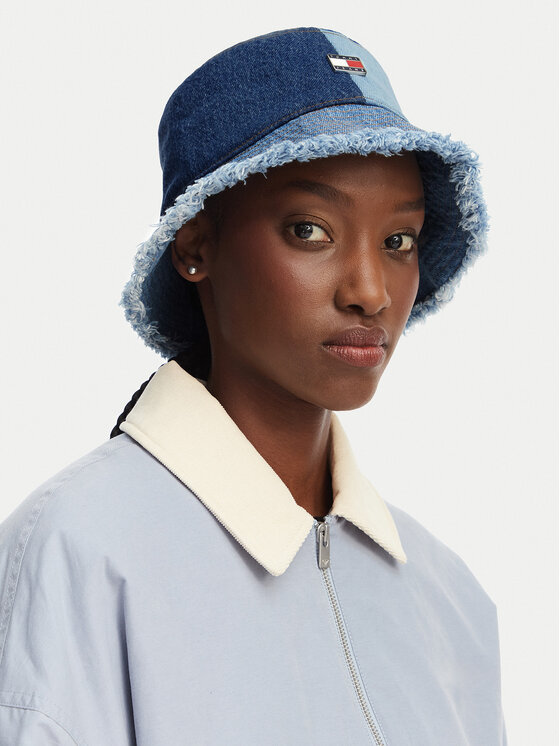 Tommy Jeans Skrybėlė Tommy Jeans AW0AW18363 Mėlyna