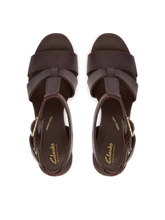 Clarks Босоніжки Clarks Sabina Hope 26186104 Коричневий