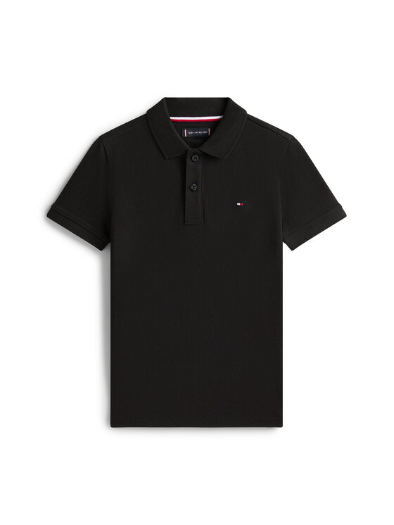 Tommy Hilfiger Tommy Hilfiger Polo Flag KB0KB09103 Negro Regular Fit