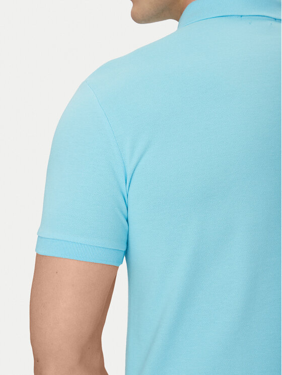 Polo Ralph Lauren Polo Ralph Lauren Поло Core Replen 710782592 Голубий Custom Slim Fit