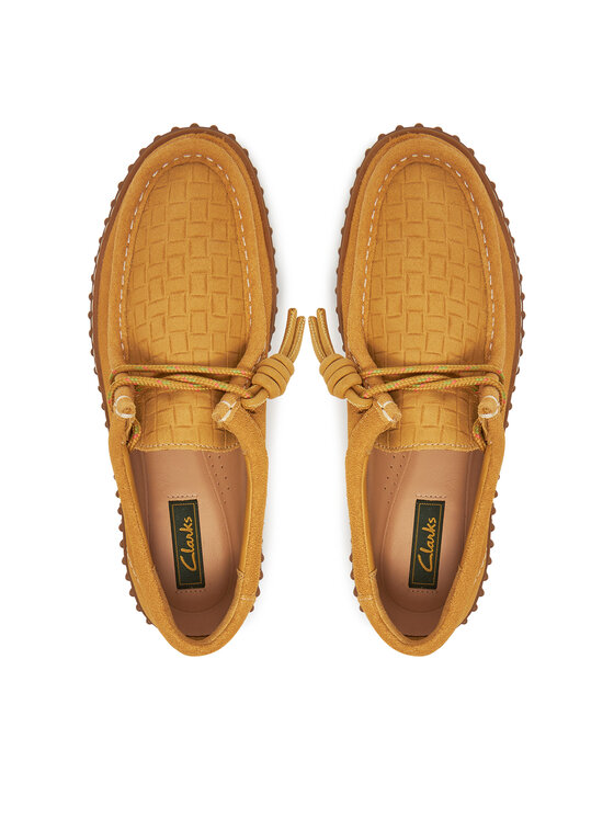 Clarks Pantofi Clarks Torhill Bee 26181188 Auriu