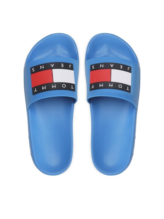 Tommy Jeans Ciabatte Tommy Jeans Flag Pool Sld Ess EN0EN02115 Blu