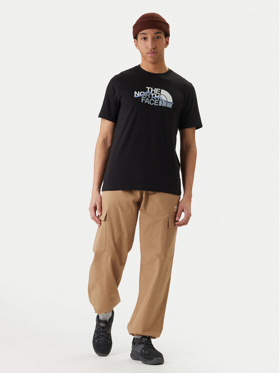 The North Face The North Face Camiseta Mountain Line NF0A8GUX Negro Regular Fit
