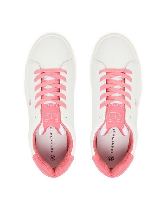 Tommy Hilfiger Сникърси Tommy Hilfiger T3A9-34238-1355 S Бял
