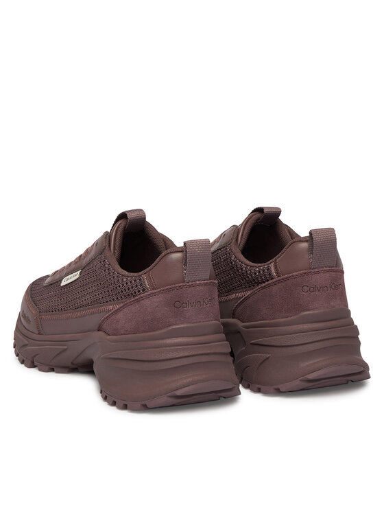 Calvin Klein Snīkeri Calvin Klein Hike Runner Lup Lin Mesh HW0HW03000 Brūns