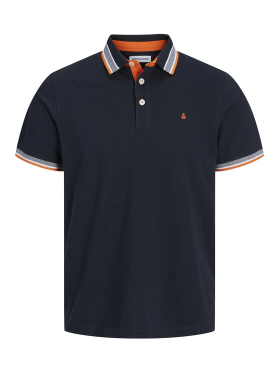 Jack & Jones Jack & Jones Поло Paulos 12136668 Cиній Slim Fit