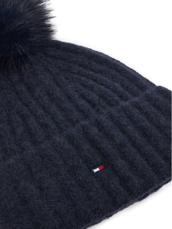 Tommy Hilfiger Cepure Tommy Hilfiger Th Flag AW0AW19330 Tumši zils