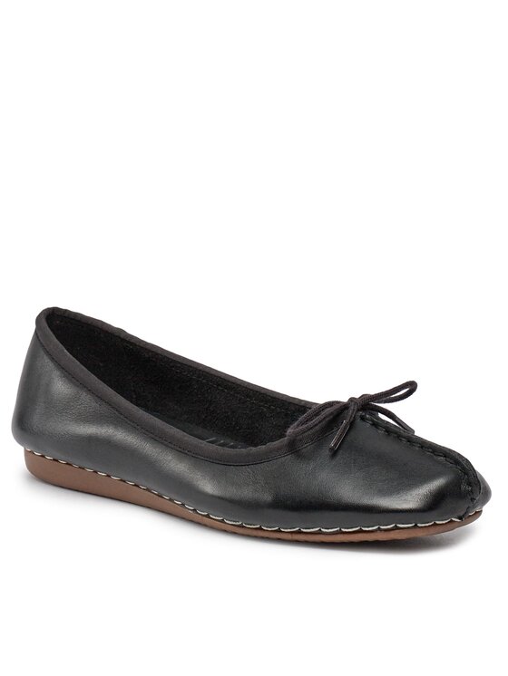Clarks Balerinke Clarks Freckle Ice 203529294 Črna