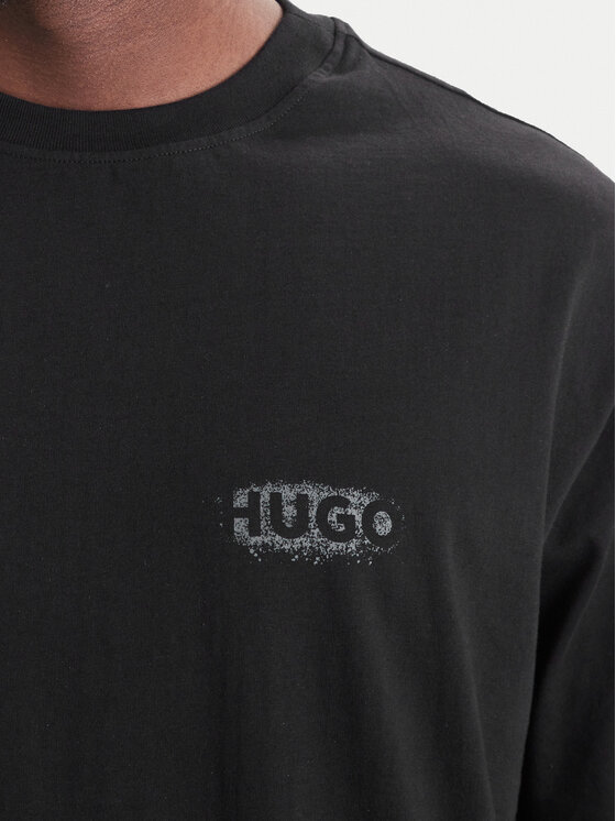 HUGO HUGO Camiseta Spray 50559731 Negro Relaxed Fit