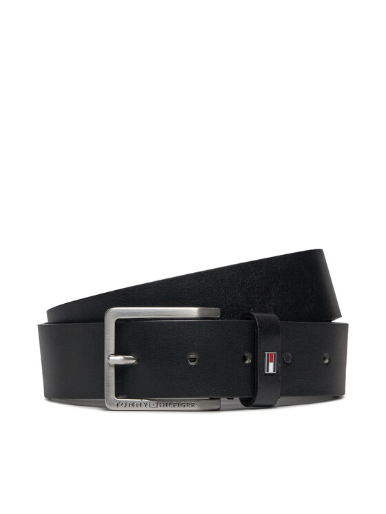 Tommy Hilfiger Ζώνη Ανδρική Tommy Hilfiger Oliver 3.5 Ext AM0AM12048 Μαύρο
