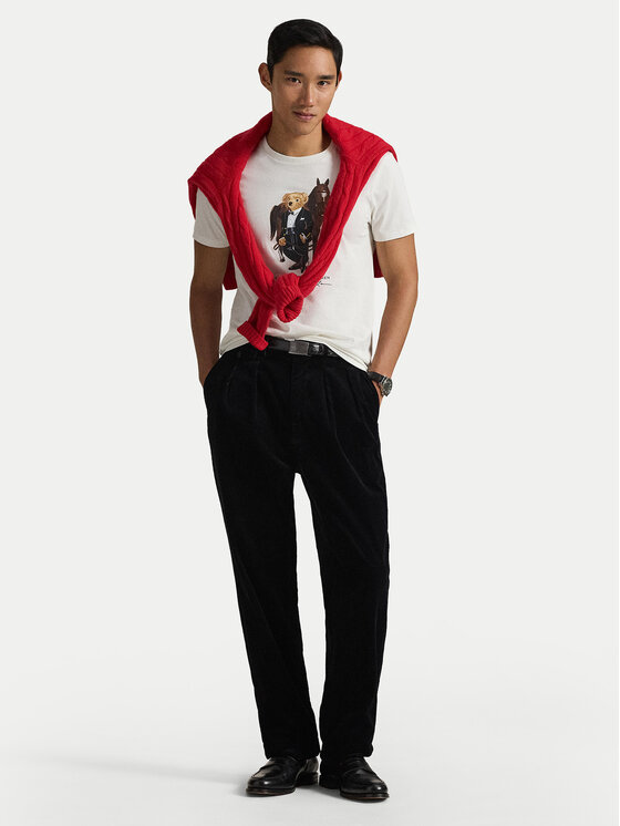Polo Ralph Lauren Polo Ralph Lauren Camiseta 710P08093003 Blanco Custom Slim Fit