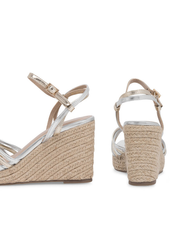 DeeZee Espadrilky DeeZee WYL2610-01 Strieborná