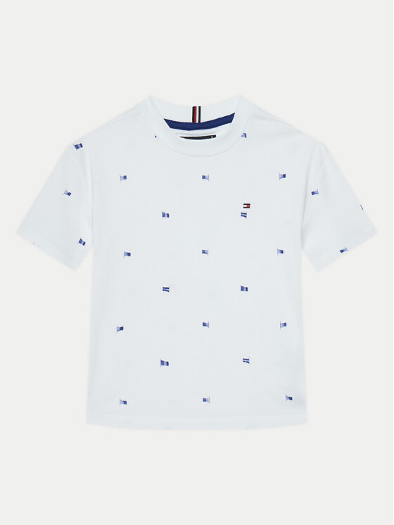 Tommy Hilfiger Tommy Hilfiger T-shirt KB0KB09353 M Bijela Regular Fit