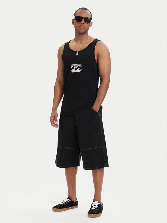 Billabong Billabong Camiseta sin mangas Icon Wave EBYZT00485 Negro Relaxed Fit