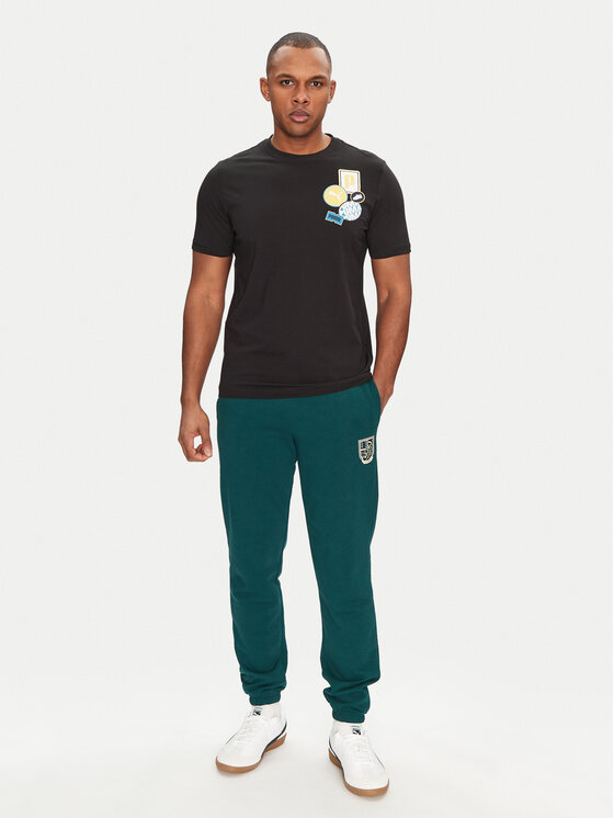 Puma Puma Футболка Graphics Icon 684829 Чорний Regular Fit