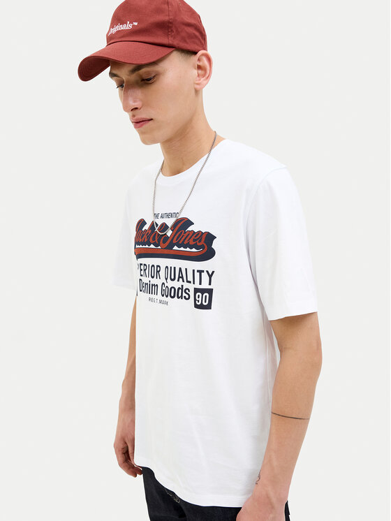 Jack & Jones Jack & Jones Camiseta Logo 12279535 Blanco Standard Fit