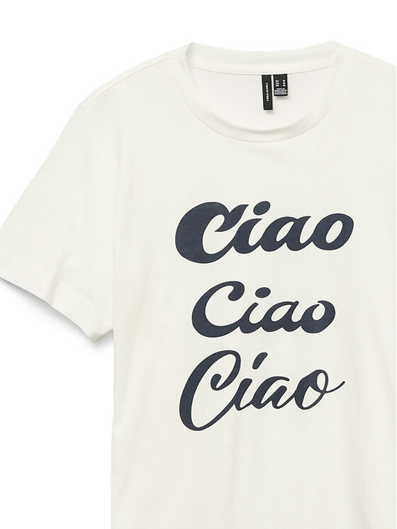 Vero Moda Vero Moda Футболка Sonna 10327143 Білий Regular Fit
