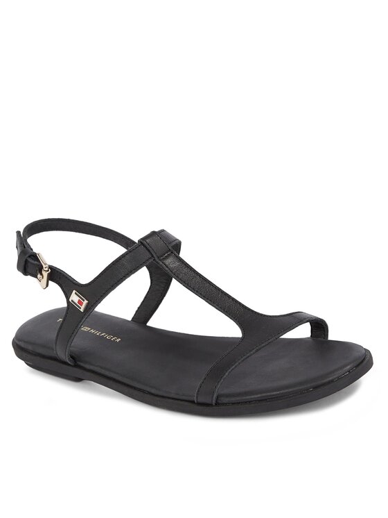 Tommy Hilfiger Sandalias Tommy Hilfiger Th Flat Sandal FW0FW07930 Negro