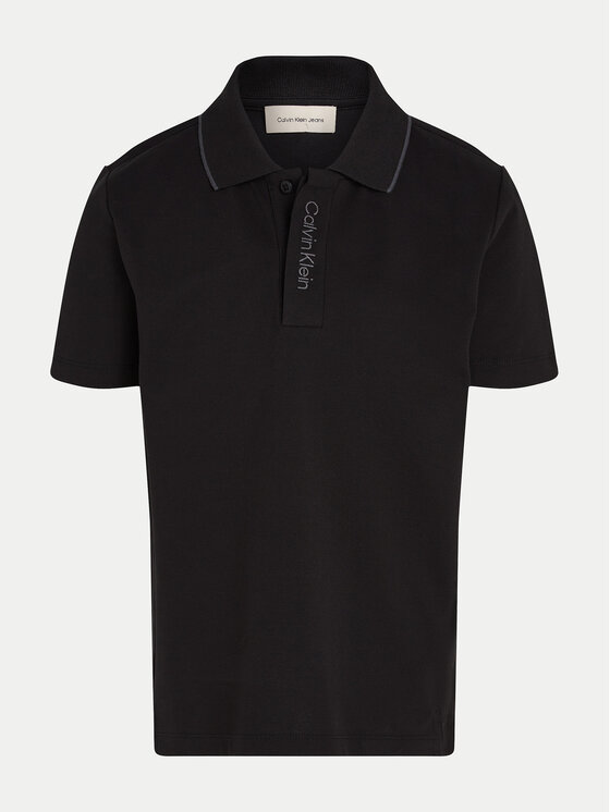 Calvin Klein Jeans Calvin Klein Jeans Polo Embro Logo IB0IB02370 Μαύρο Regular Fit