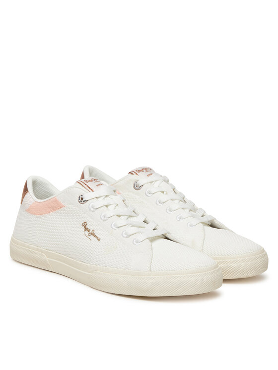 Pepe Jeans Снікерcи Pepe Jeans Kenton Knit PLS31601 Білий
