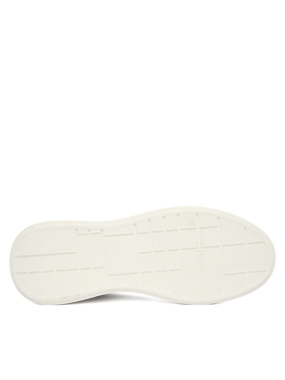 Calvin Klein Snīkeri Calvin Klein Chunky Cupsole Laceup Lth Aop YW0YW02058 Melns