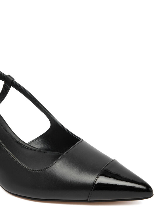 MICHAEL Michael Kors Туфлі MICHAEL Michael Kors Alora Toe Cao Mid Sling 40R6AOMS1L Чорний