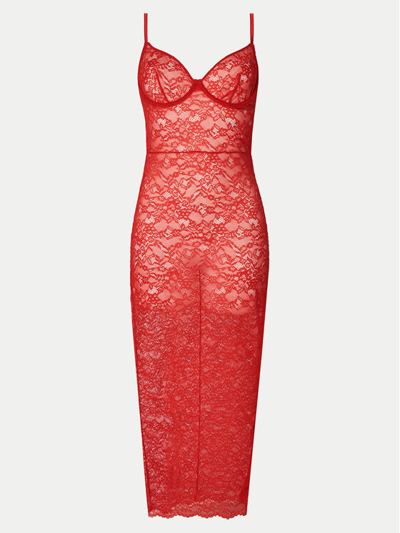 Guess Guess Нічна сорочка O5RK00 KBGT0 Червоний Regular Fit