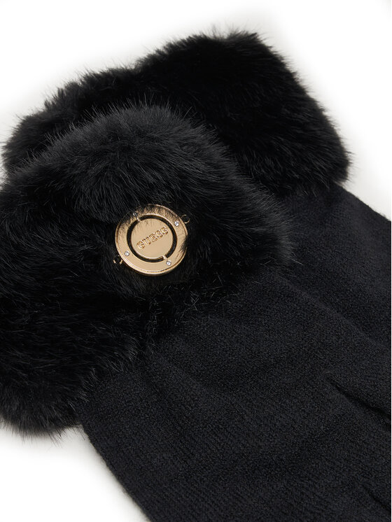 Guess Sieviešu cimdi Guess AW5410 POL02 Melns