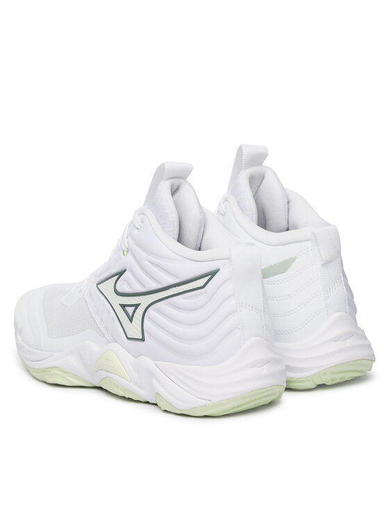 Mizuno Halové topánky Mizuno Wave Momentum Elite Mid V1GC2517 Biela