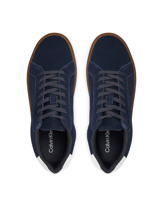 Calvin Klein Sneakers Calvin Klein Classic Cupsole Laceup Su YM0YM01434 Blu scuro