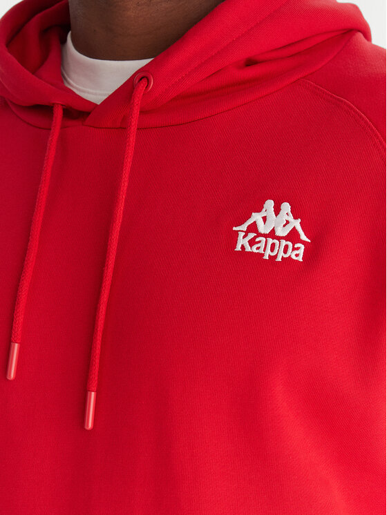 Kappa Kappa Felpa Authentic 321W7GW Rosso Regular Fit