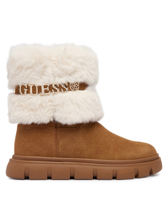Guess Апрески Guess FLFMEL ELE10 Светлокафяв