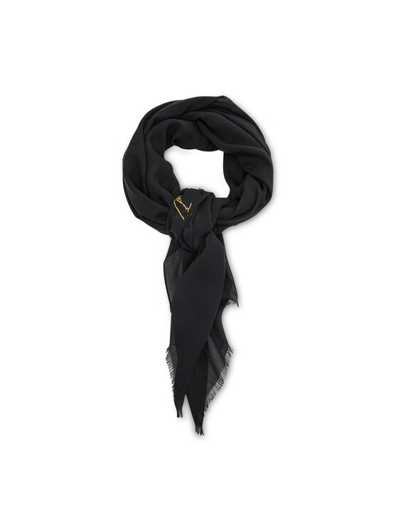 Tommy Hilfiger Fular Tommy Hilfiger Signature Hijab AW0AW11143 Negru