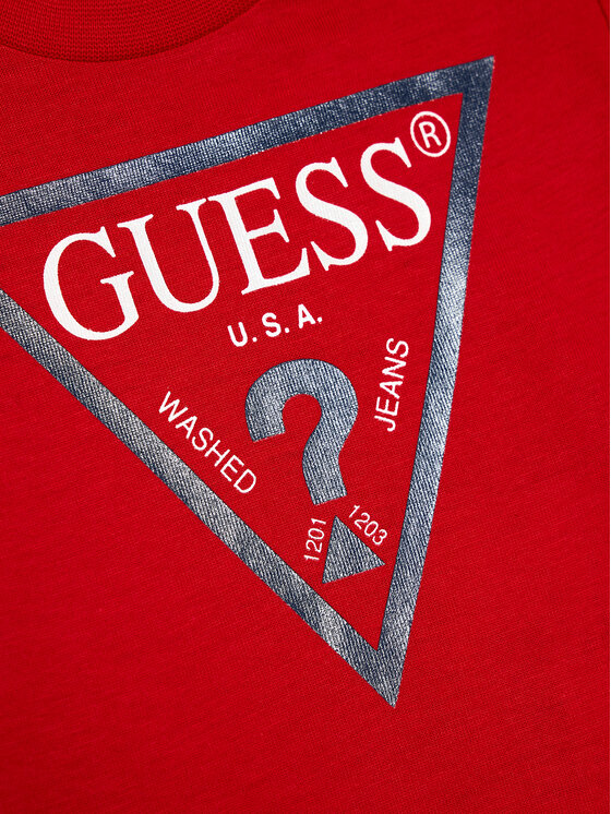 Guess Guess Футболка L73I55 K8HM0 Червоний Regular Fit