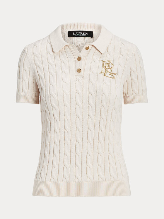 LAUREN RALPH LAUREN LAUREN RALPH LAUREN Polo 200932224001 Écru Slim Fit