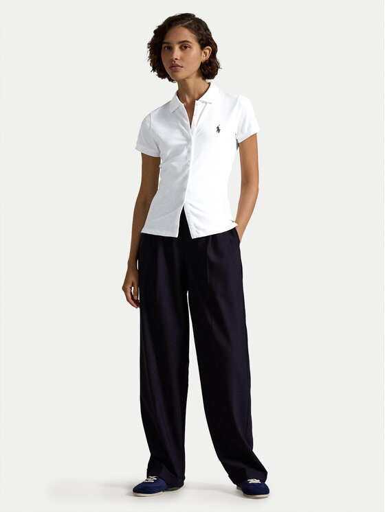 Polo Ralph Lauren Polo Ralph Lauren Pólóing 211939272002 Fehér Slim Fit