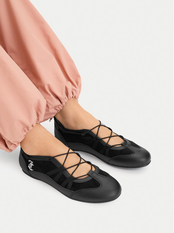 Juicy Couture Baleriny Juicy Couture CEO-JC5588 Czarny