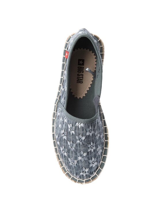 Big Star Shoes Espadryle Big Star Shoes AA274682 Szary
