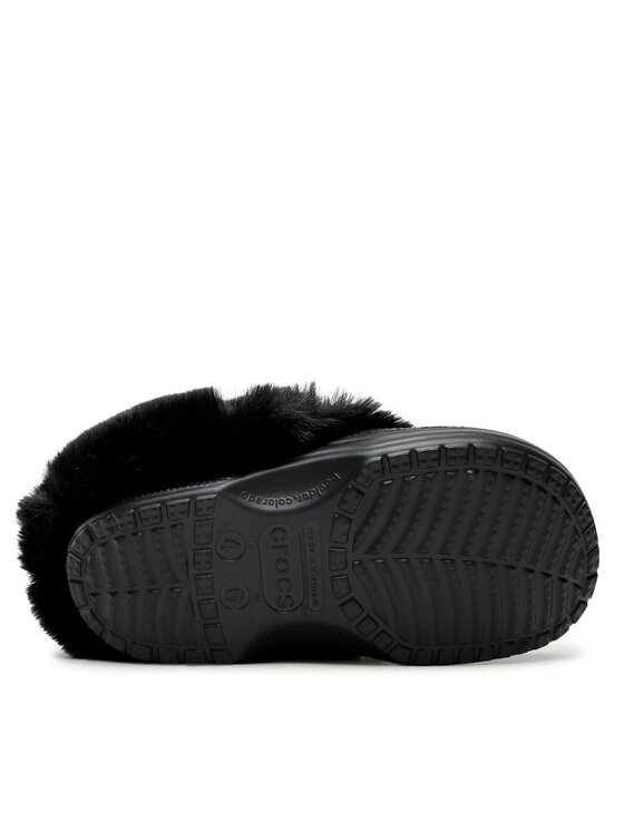 Crocs Παντόφλες Crocs Classic Mammoth Charm Clog 207409 Μαύρο
